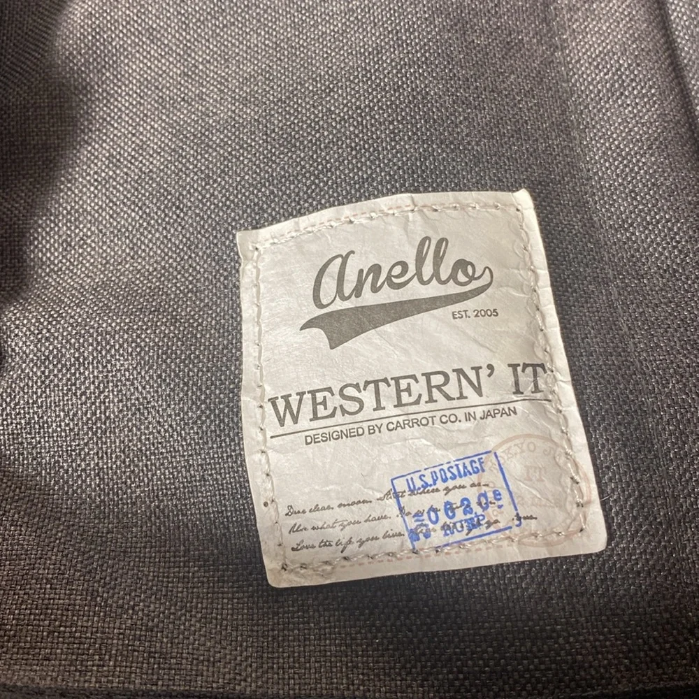 Anello Classic Gray Cross Bottle Series Regular Backpack